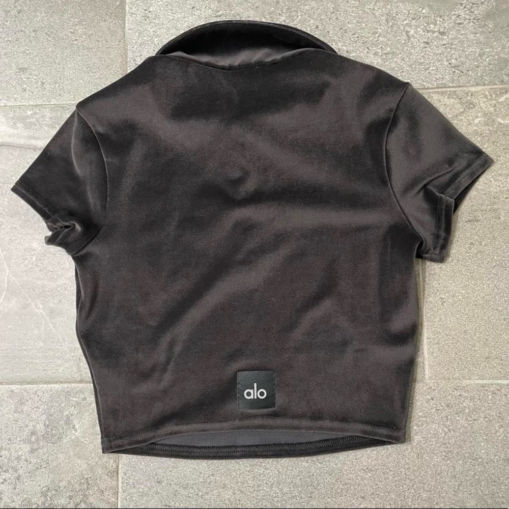 Alo Yoga Velour Choice Polo - Picture 4 of 5